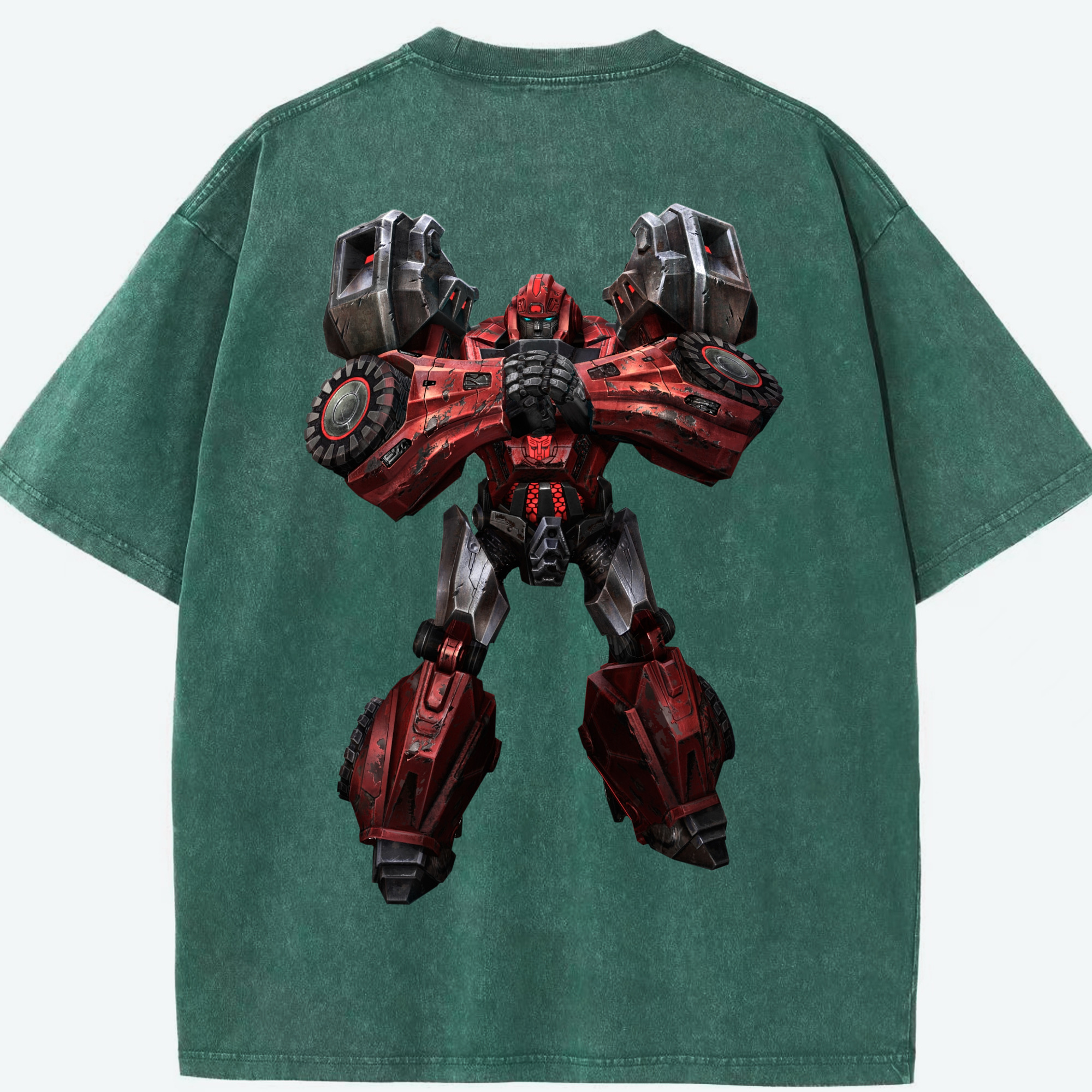 （画像用）  綿100% ヴィンテージ風 半袖Tシャツ（背面プリント）